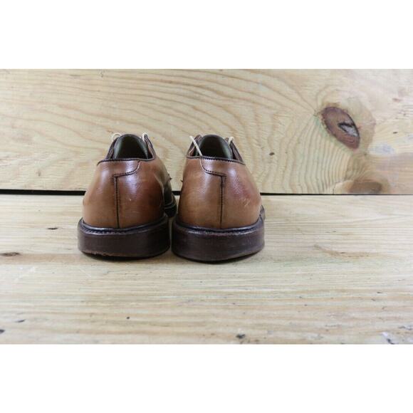 Barrie Ltd Mens Shoes 11 Brown Leather Lace Up Loafers Hand Made England Dress - Picture 3 of 9